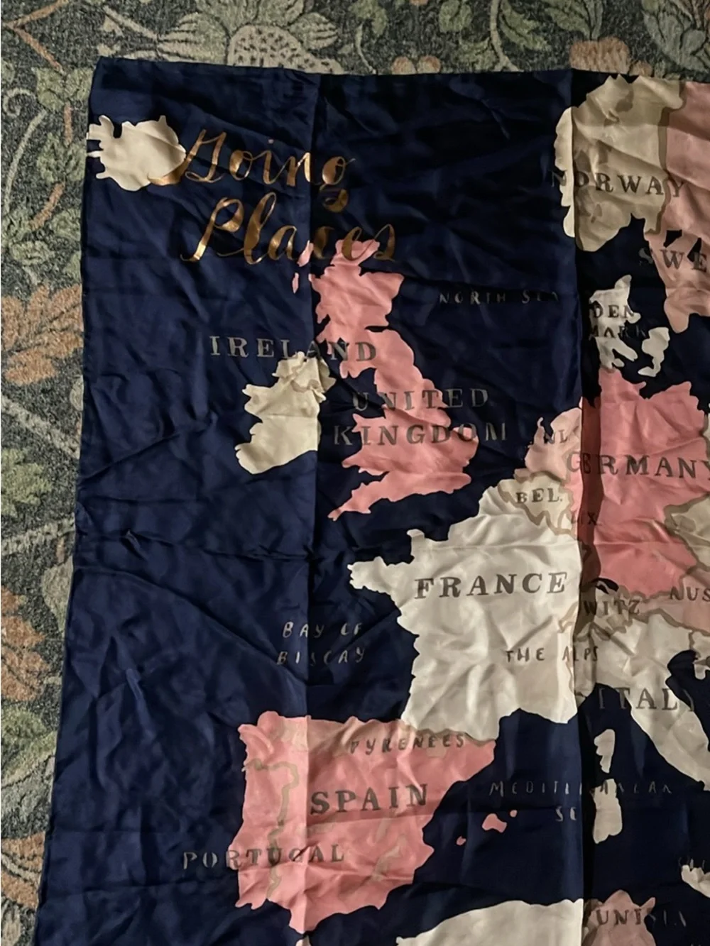kate spade map print
